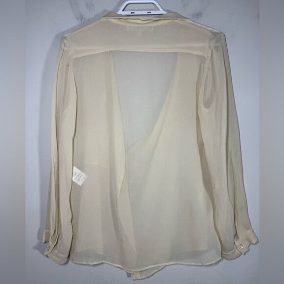 Vanessa Bruno 100% pure silk button down blouse size 38 - Picture 6 of 6